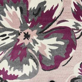 Модерен килим Ирис 287 розов сив