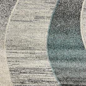 Модерен килим Ирис 582 сив син