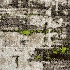 Модерен килим Ирис 595 беж зелен