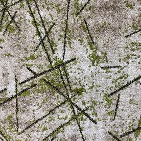 Модерен килим Ирис 901 беж зелен 