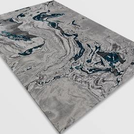 Модерен килим Алпина 6050 тюркоаз