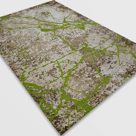 Модерен килим Ирис 272 беж зелен