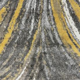 Модерен килим Ирис 291 визон жълт