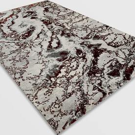 Модерен килим Алпина 6075 червен