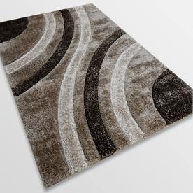 Рошав килим 3 D Soft  shaggy 305 vizon brown