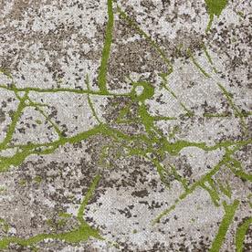 Модерен килим Ирис 272 беж зелен