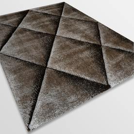 Рошав килим 3 D Soft  shaggy 376 vizon brown