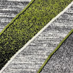 Модерен килим Ирис 582 сив зелен