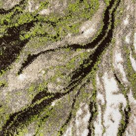 Модерен килим Ирис 591 беж зелен