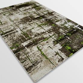 Модерен килим Ирис 595 беж зелен