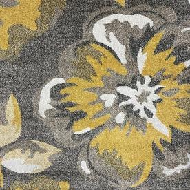 Модерен килим Ирис 287 визон жълт