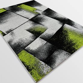 Модерен килим Ирис 596 сив зелен