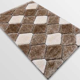 Рошав килим 3 D Soft  shaggy 420 vizon brown