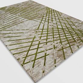 Модерен килим Ирис 899 беж зелен 