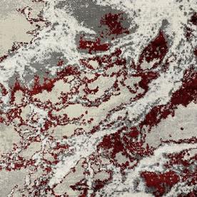 Модерен килим Алпина 6075 червен