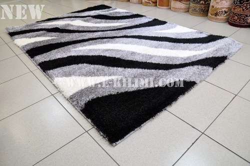 КИЛИМ CORAL SHAGGY 008 CREAM/BLACK
