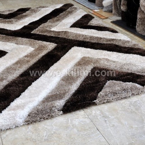 Рошав килим 3 D Soft  shaggy 321 vizon brown