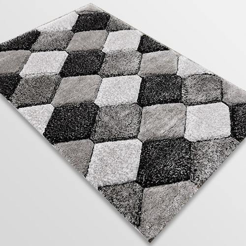 Рошав килим 3 D Soft  shaggy 420 grey