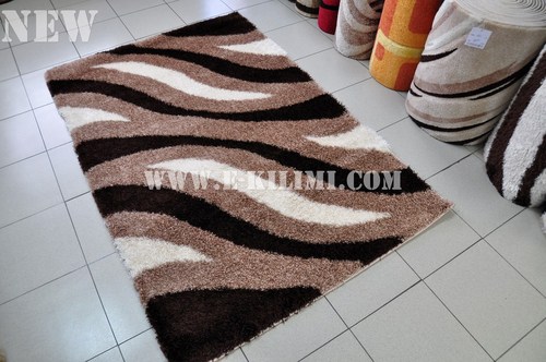 КИЛИМ CORAL SHAGGY 008 DARK CREAM/BROWN