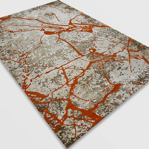 Модерен килим Ирис 272 беж оранж