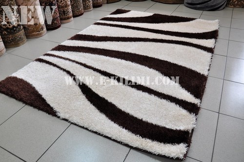 КИЛИМ CORAL SHAGGY 006 DARK CREAM/BROWN