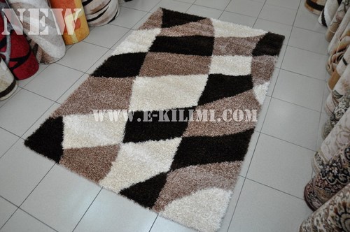 КИЛИМ CORAL SHAGGY 007 DARK CREAM/BROWN