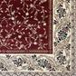Класически тъкан килим Корона 2878 червен - отблизо 1