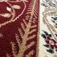 Класически тъкан килим Корона 2878 червен - отблизо 2